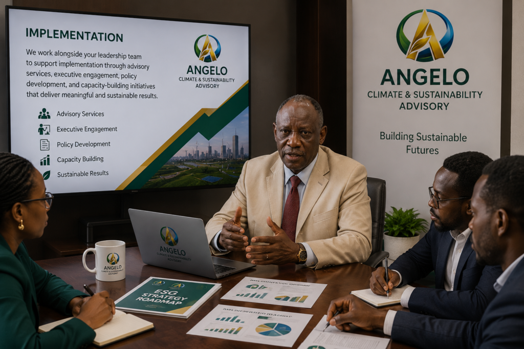 angelo sustainability strategy meeting