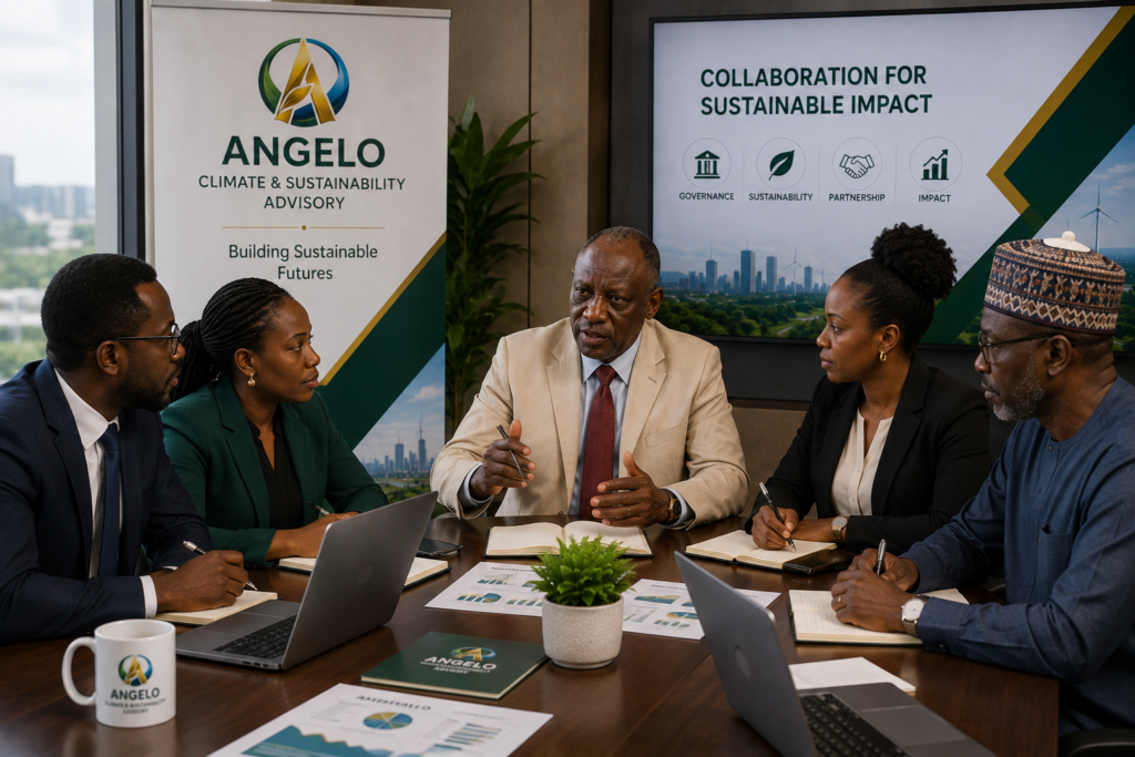 corporate sustainability strategy meeting